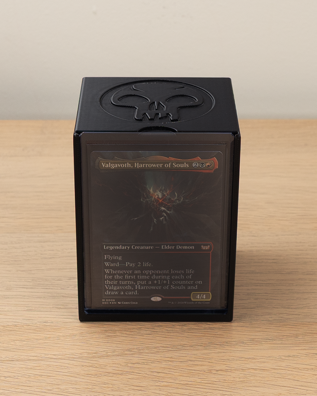 Commander Display Deck Box for MTG - Customisable Showcase Bearonauta Commander Display Deck Box for MTG - Customisable Showcase Bearonauta