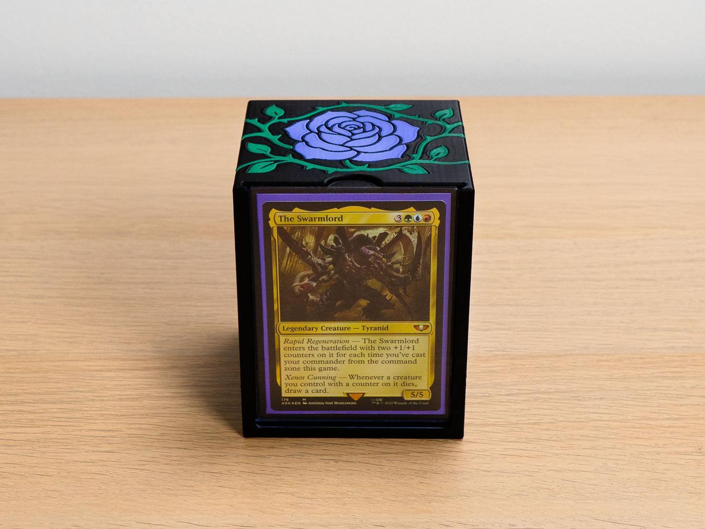 Black Rose Commander Display Deck Box - Marchesa Inspired