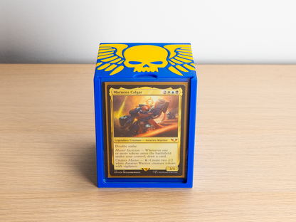 Space Marine Commander Display Deck Box – Ultramarine