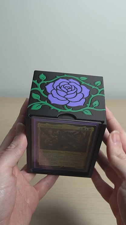 Black Rose Commander Display Deck Box - Marchesa Inspired
